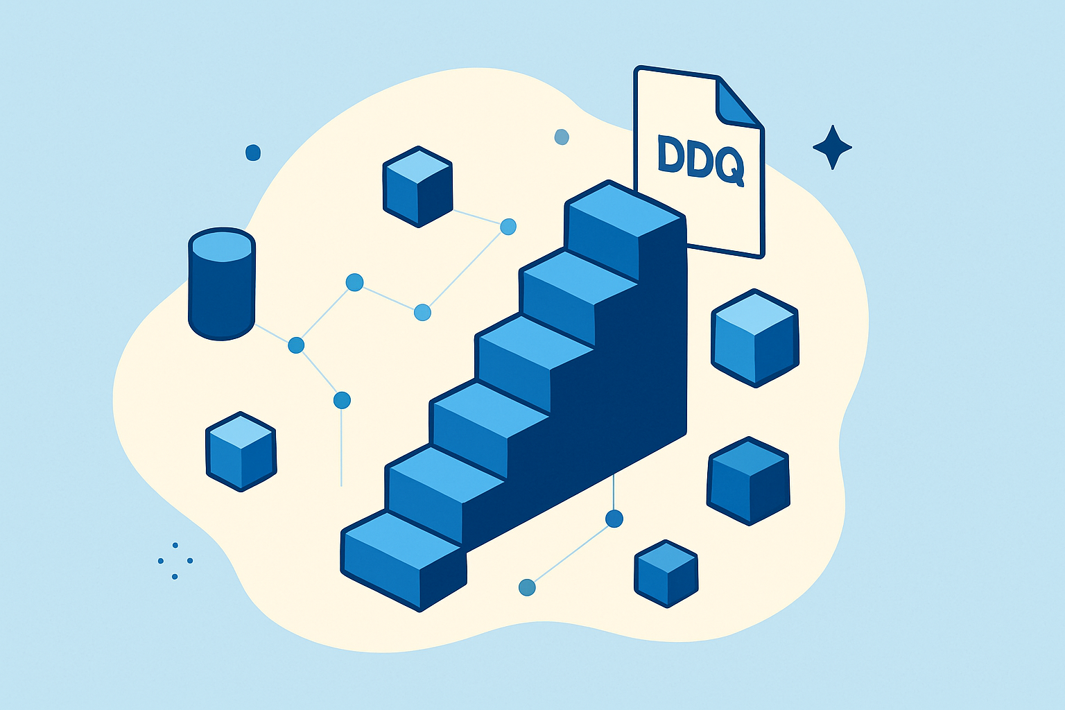 DDQ automation seven step implementation illustration